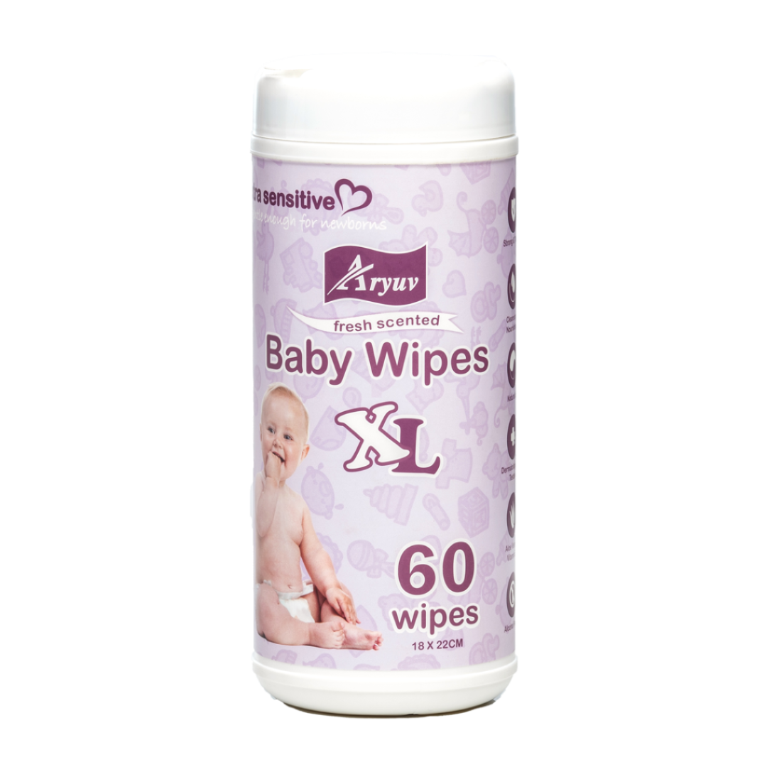ARYUV BABY WIPES 60'S